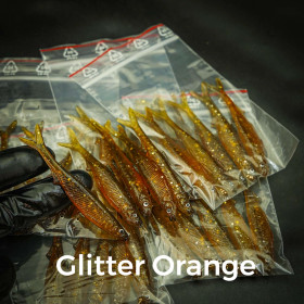 #305 Glitter Orange 8cm 1kpl