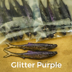 #306 Glitter Purple 8cm 1kpl