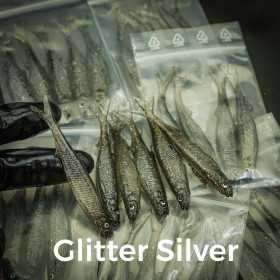 #307 Glitter Silver 8cm 1kpl