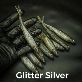 #201 Glitter Sliver 13cm 1kpl