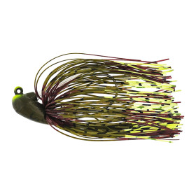 Green Pumpkin/Chartreuse 9g koukku #2/0