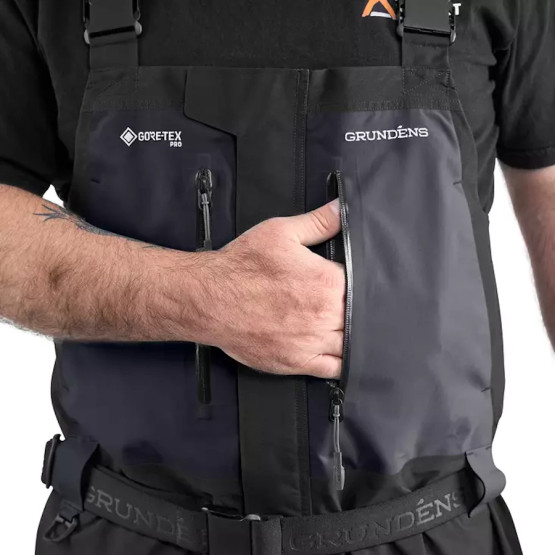 Grundéns Gore-Tex Pro Fishing Bib Obsidian