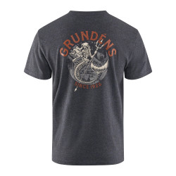 Grundéns Dead Reckoning SS T-Shirt Heather Charcoal