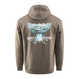Grundéns Salmon Tailscape Hoodie Otter Heather