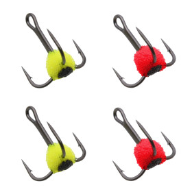 Patriot värikoukku KIT-1 Koukku #6 4kpl Mustad Ultrapoint TR78
