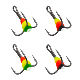 Patriot värikoukku KIT-3 Koukku #6 4kpl Mustad Ultrapoint TR78