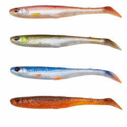 Slender Scoop Shad Clear Water 13cm 4kpl