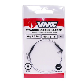 VMC Titanium Crank Leader 40cm 1kpl