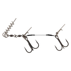 Mikado Jaws Double Evo Titanium XL 30kg, Treble Hook 2/0, 1/0