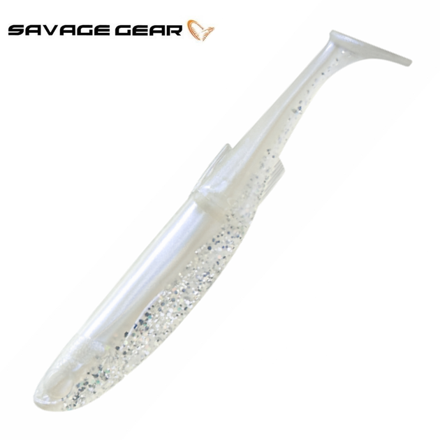 Amostra vinil savage gear craft cannibal paddletail clam packs - pack de 4