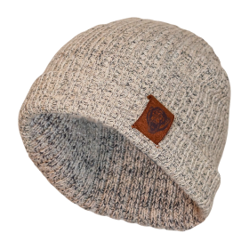 Fish Monkey Wooly Head Heavyweight Ribbed Wool Beanie Tan