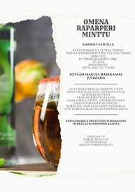 Omena - raparperi - minttu