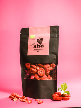 Freeze-dried organic strawberry, slice 17g