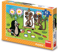 Mullvaden som konstnär, pussel med 24 bitar