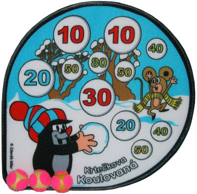 Mullvad Bollspel, svårare, vintermotiv