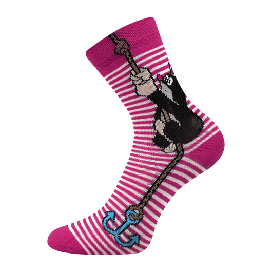Sockor, röd ankare (storlek 35/38 - 39/42)