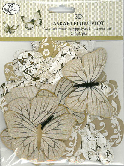 3D-askartelukuvio Perhonen