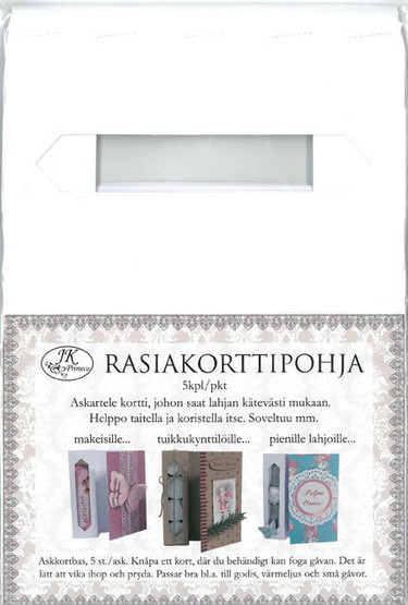 Rasiakorttipohja valkoinen
