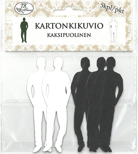 Askartelukuvio poika, musta/valkoinen