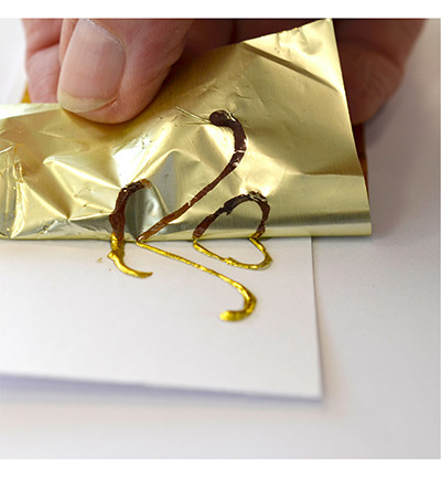Viva. Metalleffekt-Folie / metallifolio hopea