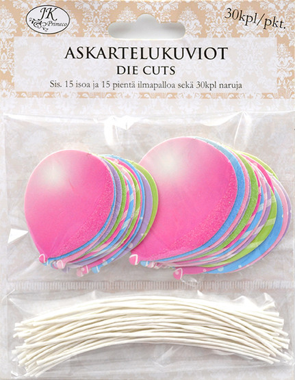 Askartelukuvio Ilmapallo + Naru