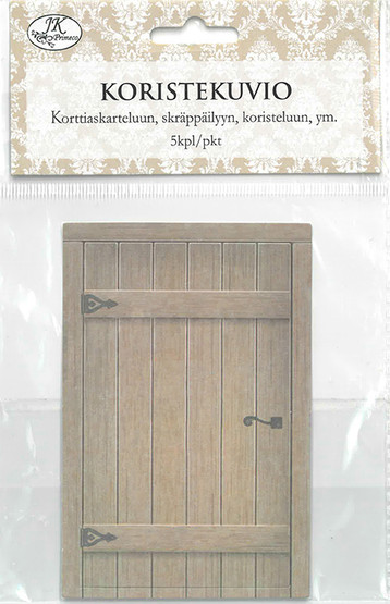 Koristekuvio ovi ruskea 