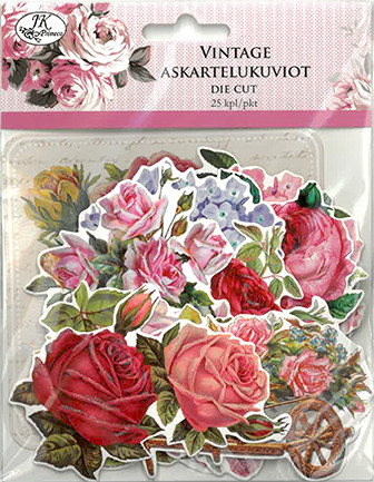Askartelukuvio Vintage kukat