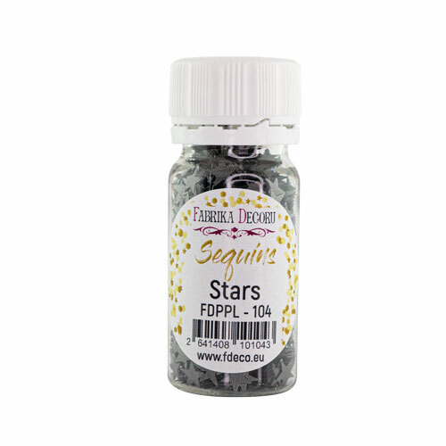 Sequins Stars, grafiitin harmaa