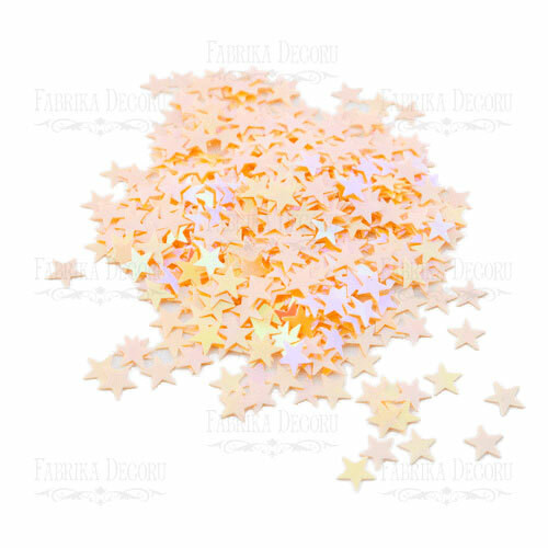 Sequins Stars, aprikoosi