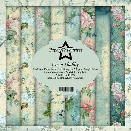 Paper Favourites - Green Shabby 