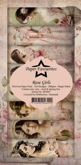 Paper Favourite -Rose Girls 10 x 21 cm 