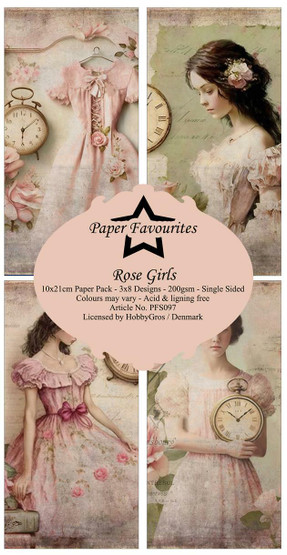 Paper Favourite -Rose Girls 10 x 21 cm 