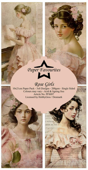Paper Favourite -Rose Girls 10 x 21 cm 