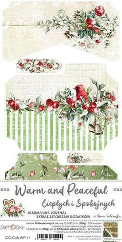 Craft O’Clock leikekuvat –Warm and Peaceful  - JunkJournal