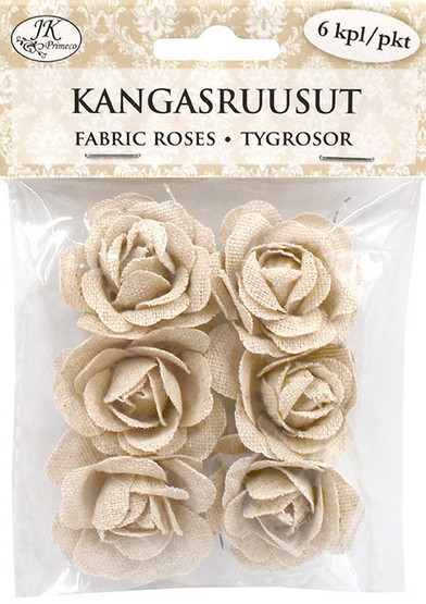 Primeco kangaskukat ruusu  väri natur 