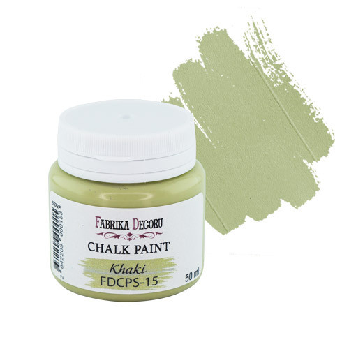 Fabrika - kalkkimaali Khaki/50 ml 