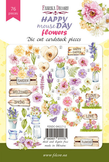 Fabrika Dekoru - Happy mouse day. Flowers