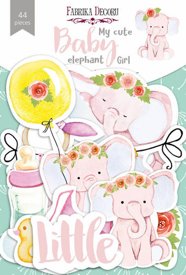 Fabrika Decoru  My Cute Baby Elephant girl 44 kpl