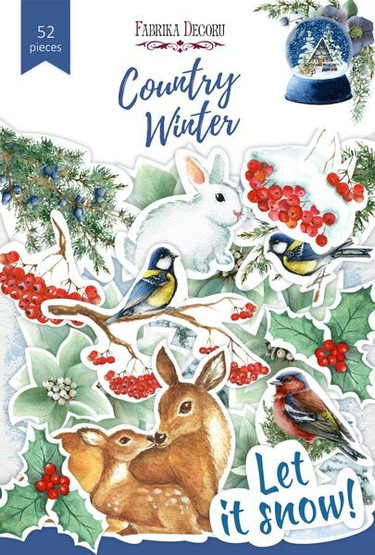 Fabrika Dekoru - Country winter, 52 kpl