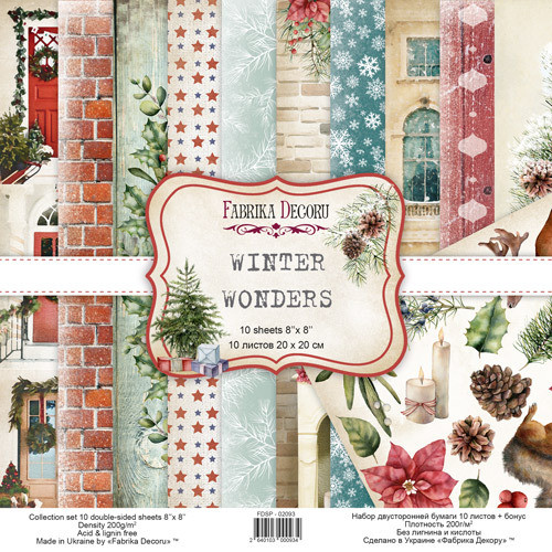 Fabrika-paperisarja Winter wonders