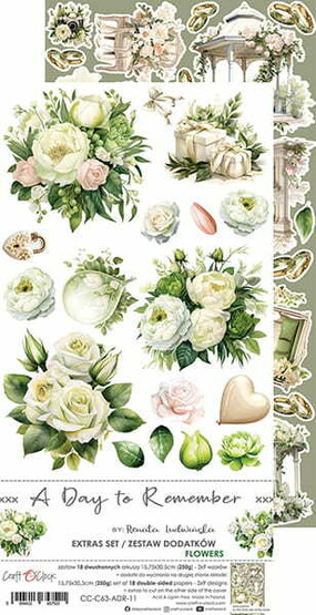 Craft O’Clock leikekuvat – A DAY TO REMEMBER - EXTRAS set - FLOWERS 