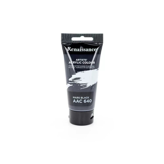 Akryylimaali Mars Black-75g