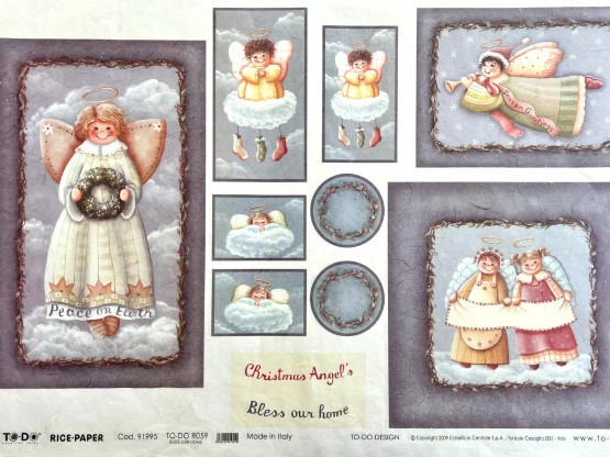 TO-DO DECOUPAGE - RIISIPAPERI - R060 - 50X70 CM 