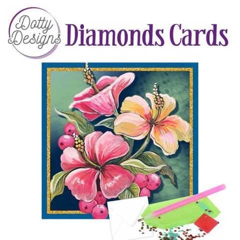 Timanttimaalauskortti Dotty Designs Beaty Flowers