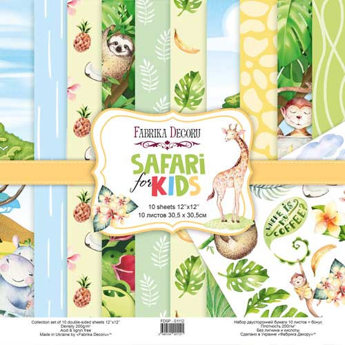 Safaru for Kids paperilajitelma 