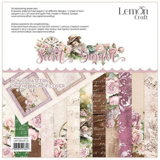 Lemon Craft - Secret garden 30,5 x 30,5 cm
