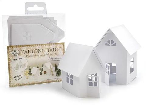 Kartonkitalot 2 kpl 