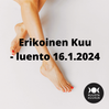 Erikoinen kuu -luento 16.1.2024