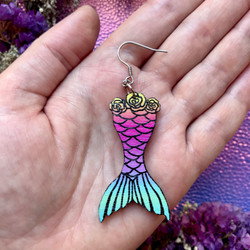 Rainbow Mermaid -korvakorut pieni koko