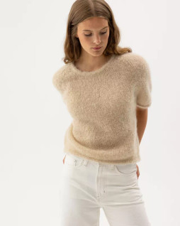 Holebrook Sweden Lilian top neule värissä sand